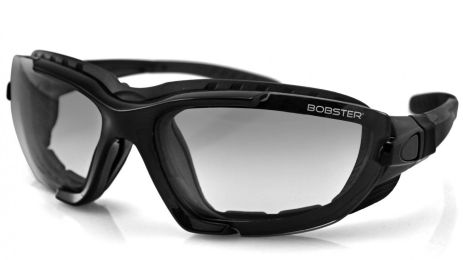 BIKER SUNGLASSES - Renegade Convertible, Blk Frame, Photochromic Lens