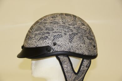 1CROC - D.O.T  Snake Skin Motorcycle Helmet