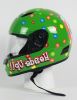 RZ3K - M&M Licensed Kids Green Full Face Motorcycle Helmet