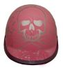 PINK POLO BONEYARD NOVELTY MOTORCYCLE HELMET