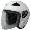 RK5W - White DOT Motorcycle Helmet RK-5 Open Face with Flip Shield