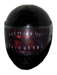 Teeth Motorcycle Helmet Visor Sticker