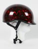 EXBYR - DOT POLO BONEYARD RED MOTORCYCLE HELMET